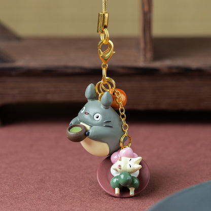 My Neighbor Totoro Japanese Sweets Dango Key Chain - Ghibli Studio