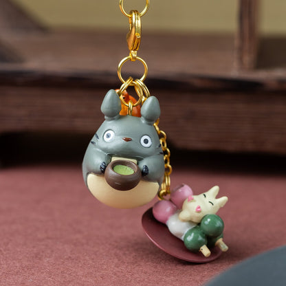 My Neighbor Totoro Japanese Sweets Dango Key Chain - Ghibli Studio