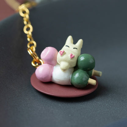 My Neighbor Totoro Japanese Sweets Dango Key Chain - Ghibli Studio