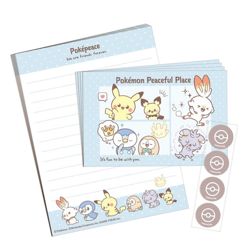 Pokemon Pokepeace Letter Set