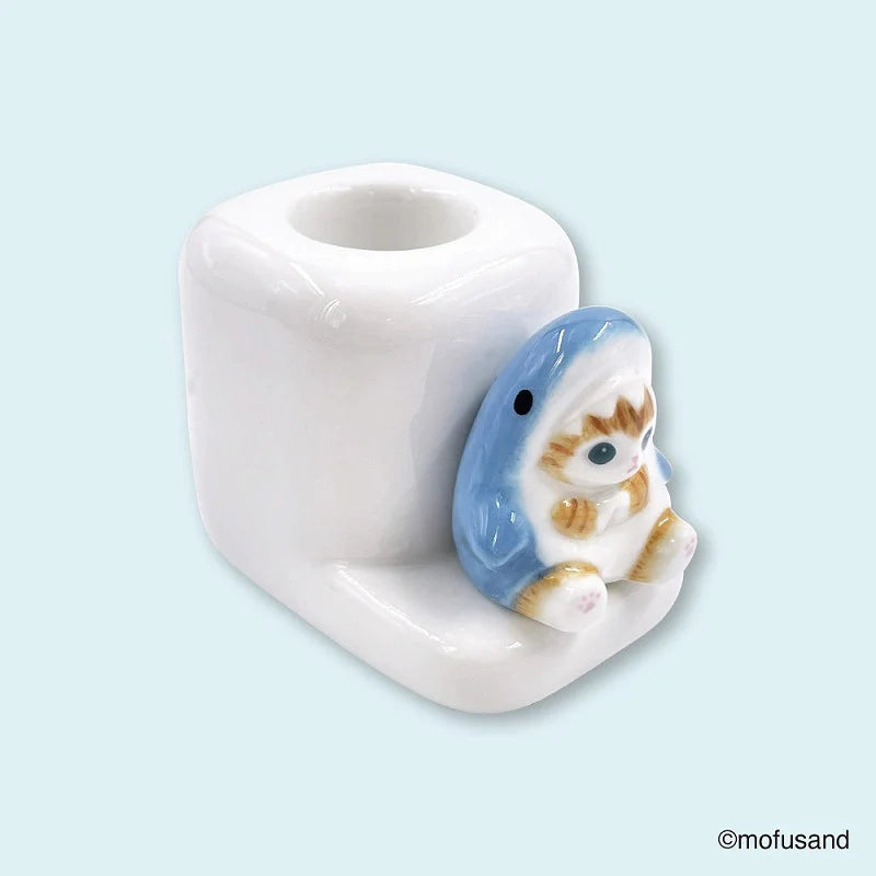 Mofusand Ceramic Figure Toothbrush Stand (Single)