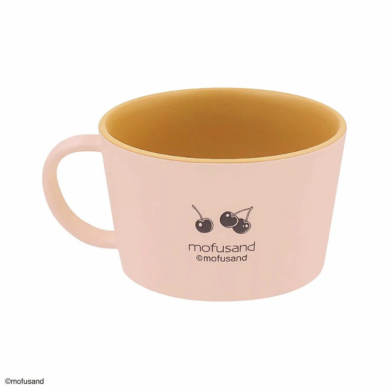 Mofusand Plastic Soup Cup 400ml (Cherry)