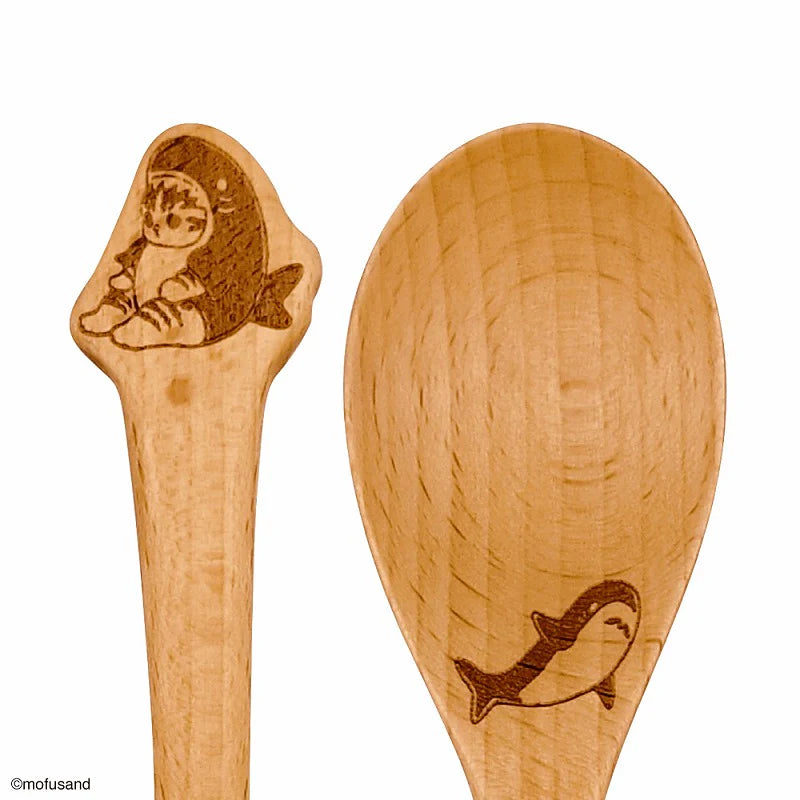 Mofusand Wooden Spoon (Shark)