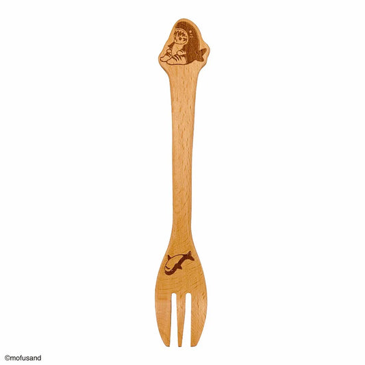 Mofusand Wooden Fork (Shark)