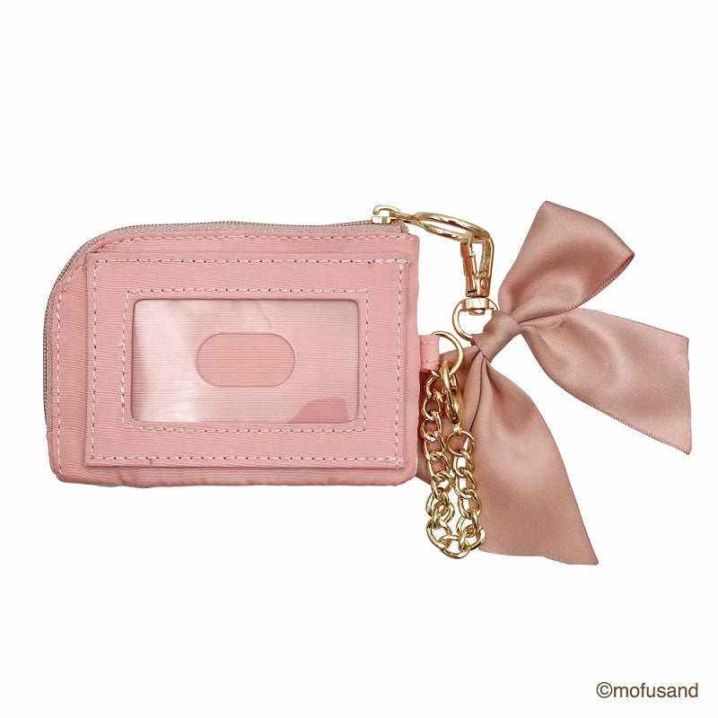 Mofusand Lace Card Case & Coin Pouch - Pink