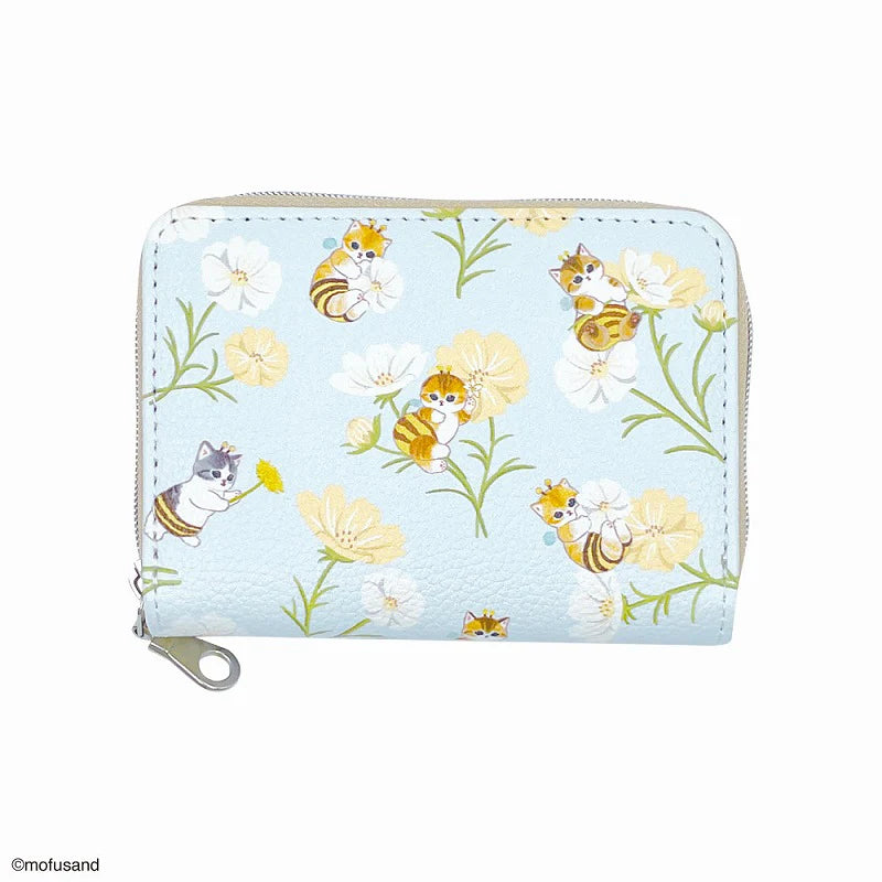 Mofusand Flower Card Case - Blue