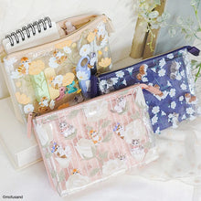 قم بتحميل الصورة في عارض الصور، Mofusand Flower 3 Pockets Pouch - Pink