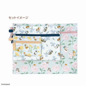 Mofusand Flower 3 Sizes Pouch Set