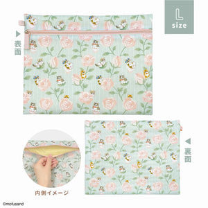 Mofusand Flower 3 Sizes Pouch Set