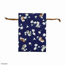 قم بتحميل الصورة في عارض الصور، Mofusand Flower Small Pouch - Navy