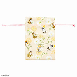 Mofusand Flower Small Pouch - Yellow