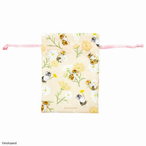 Mofusand Flower Small Pouch - Yellow