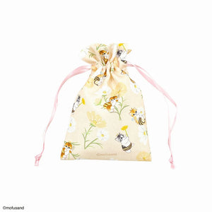 Mofusand Flower Small Pouch - Yellow