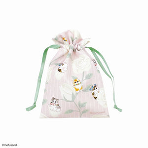 Mofusand Flower Small Pouch - Pink