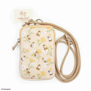 Mofusand Flower Phone Strap & Shoulder Pouch - Yellow