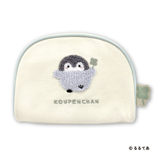Koupen-chan Round Pouch Fluffy Pastel Sagara Embroidery Case