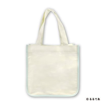 Marimocraft Koupen-chan Square Tote Bag Pastel Sagara Embroidery 9.8in