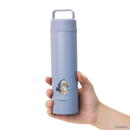 mofusand STICOL 2in1 Stainless Steel Bottle 230ml Shark Cat