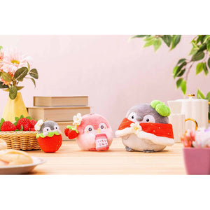 Koupen-chan inside Strawberry Plush Toy Keychain