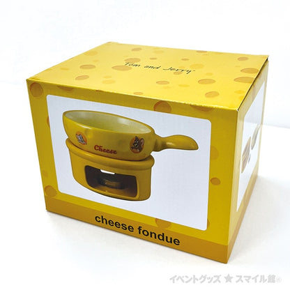 Tom and Jerry Ceramic Cheese Fondue Set with Stand 370ml