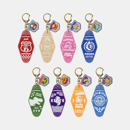 Nintendo Mario Kart World Motel Keychain Collection Charm