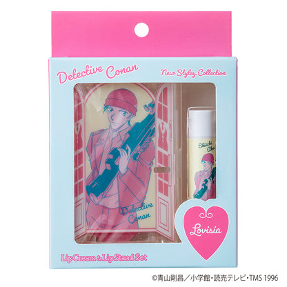 Lovisia Detective Conan Lip Balm & Lip Stand Set 02 Shuichi Akai