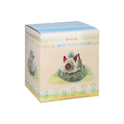 Princess Mononoke Mini Table Clock On San's Mask - Ghibli Studio