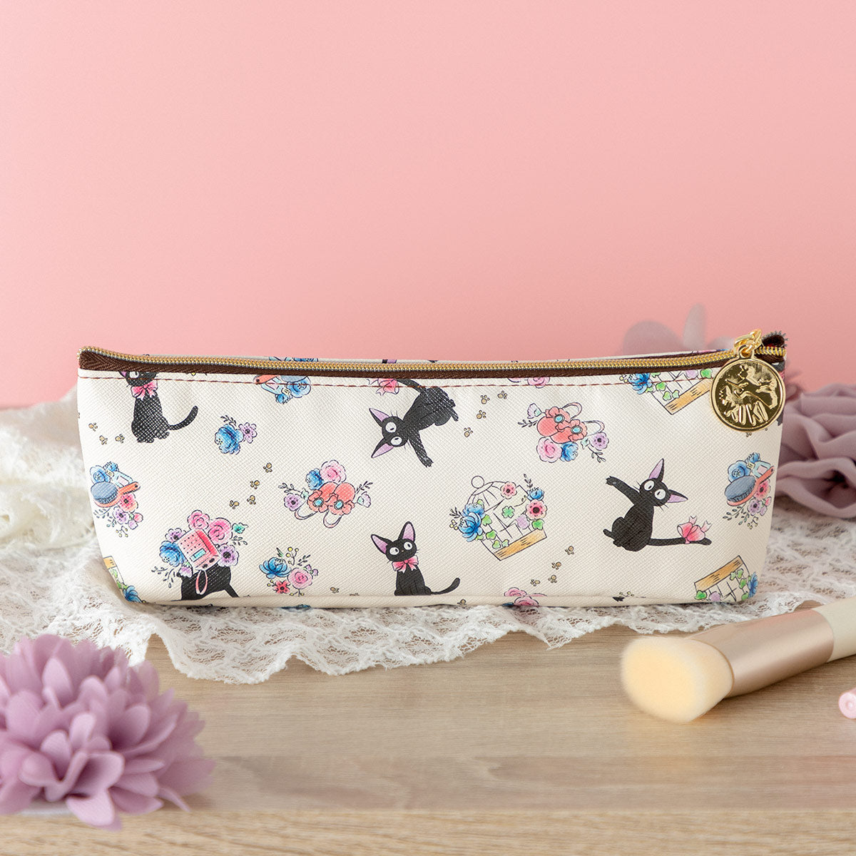 Kiki's Delivery Service Flower Series Slim Pouch - Ghibli Studio