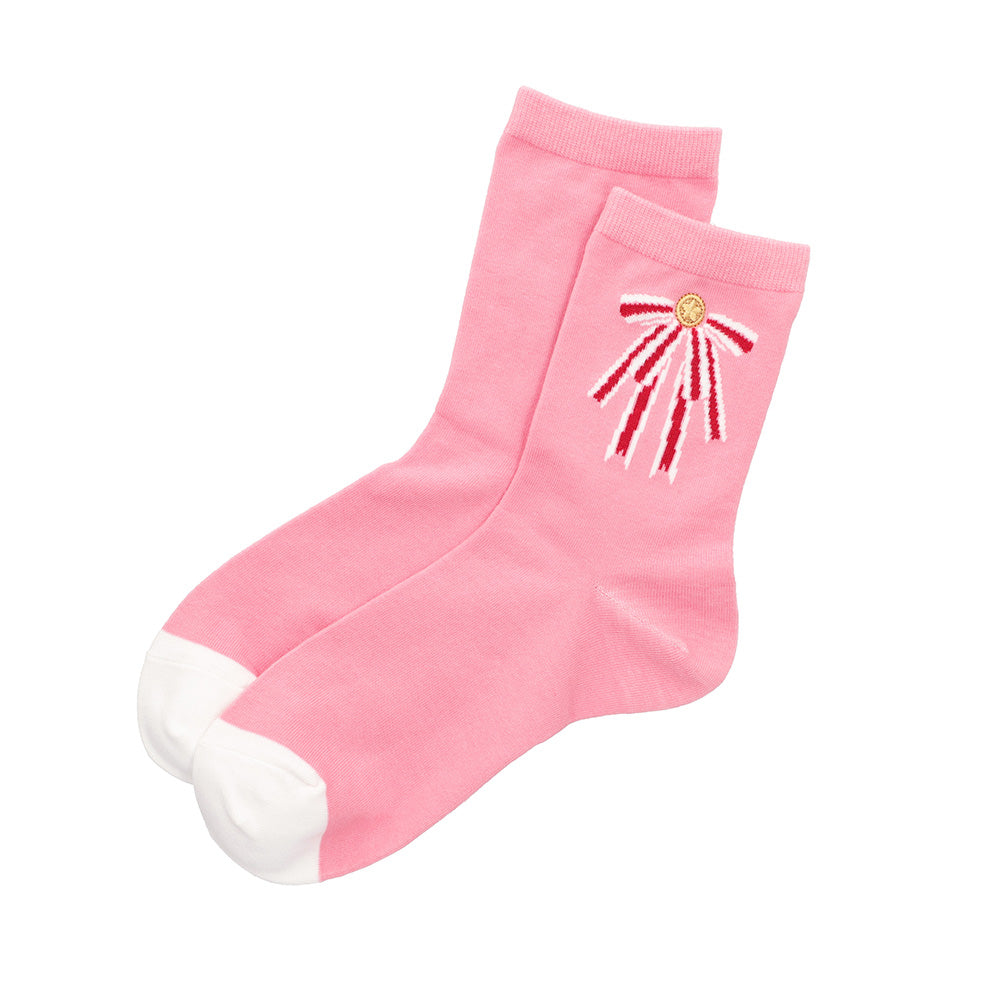 Cardcaptor Sakura Costume-Style Socks, Clear Card Edition, Pink - Cardcaptor Sakura Pop-up Store
