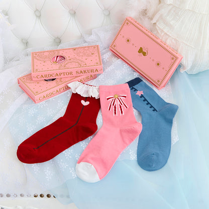 Cardcaptor Sakura Costume-Style Socks ROCKET BEAT - Cardcaptor Sakura Pop-up Store