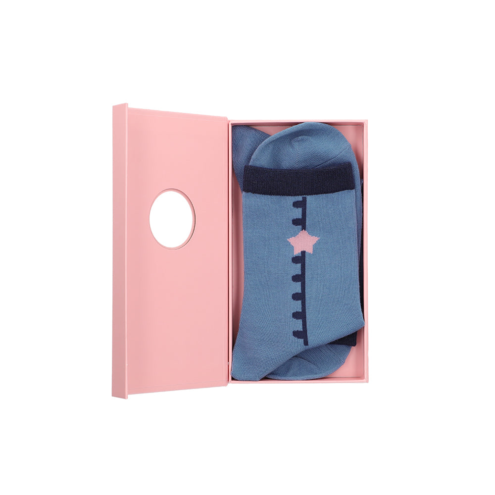 Cardcaptor Sakura Costume-Style Socks, Sakura Card Edition, Blue - Cardcaptor Sakura Pop-up Store