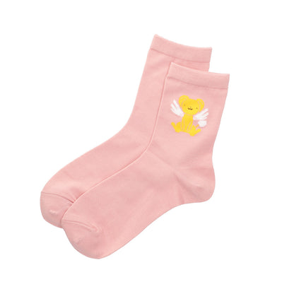 Cardcaptor Sakura Socks Kero-chan Sitting Pink - Cardcaptor Sakura Pop-up Store