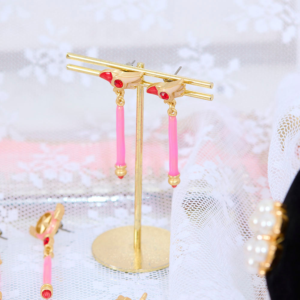 Cardcaptor Sakura Earrings Sealing Wand - Cardcaptor Sakura Pop-up Store