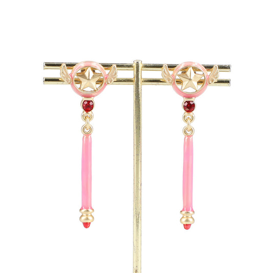 Cardcaptor Sakura Star Wand Earrings - Cardcaptor Sakura Pop-up Store