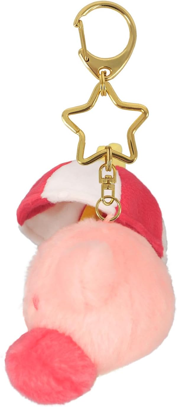Sanei Boeki Kirby Mini Mofu Mascot Keychain Plush Toy
