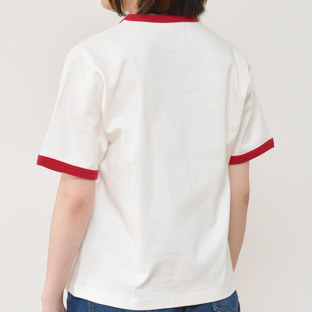 Cardcaptor Sakura Ringer T-shirt Red (F Size)- Cardcaptor Sakura Pop-up Store