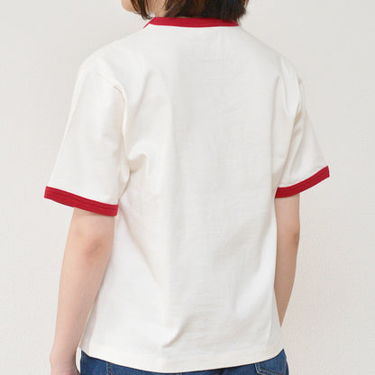 Cardcaptor Sakura Ringer T-shirt Red (F Size)- Cardcaptor Sakura Pop-up Store