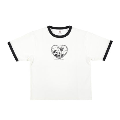 Cardcaptor Sakura Ringer T-shirt Black (F Size) - Cardcaptor Sakura Pop-up Store