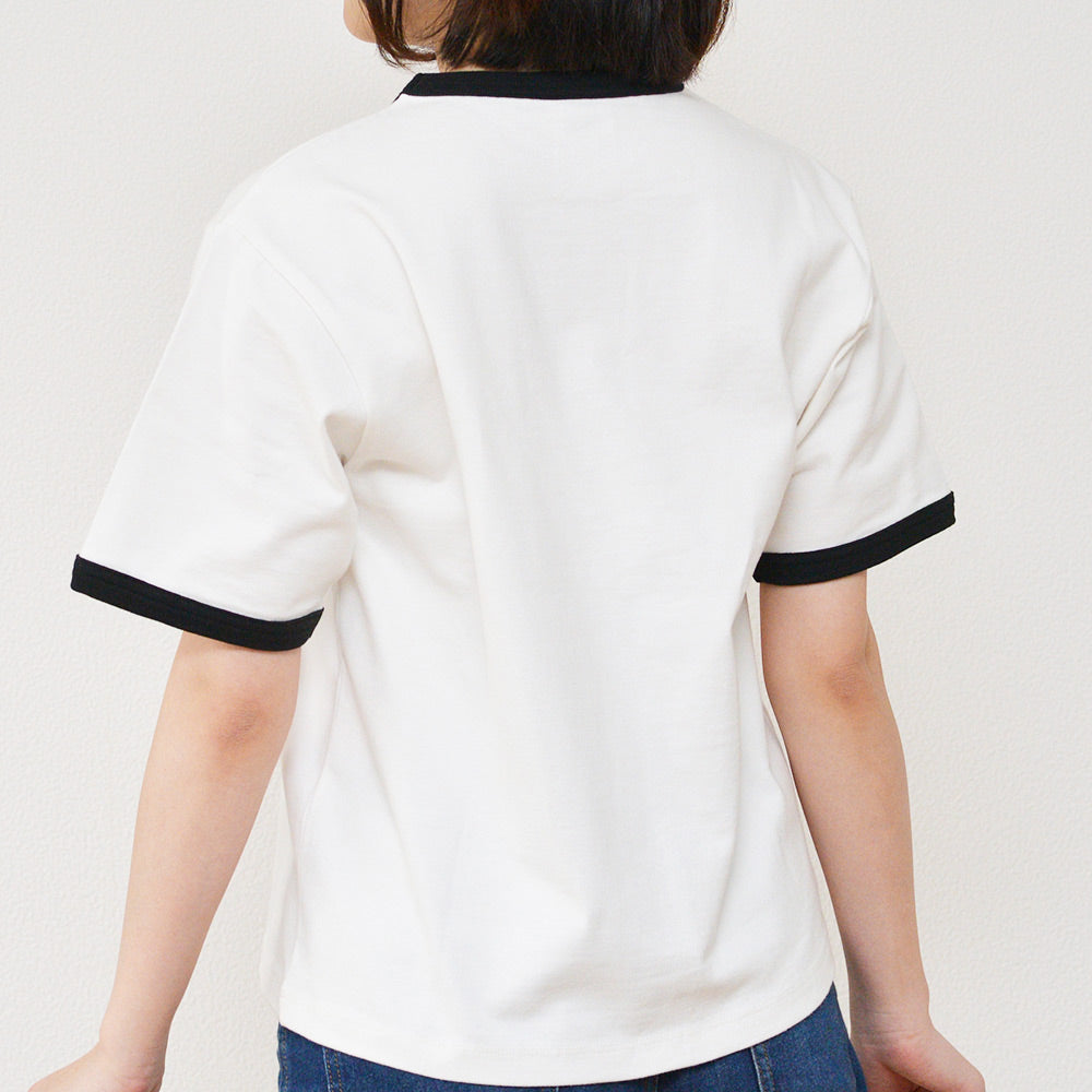 Cardcaptor Sakura Ringer T-shirt Black (F Size) - Cardcaptor Sakura Pop-up Store