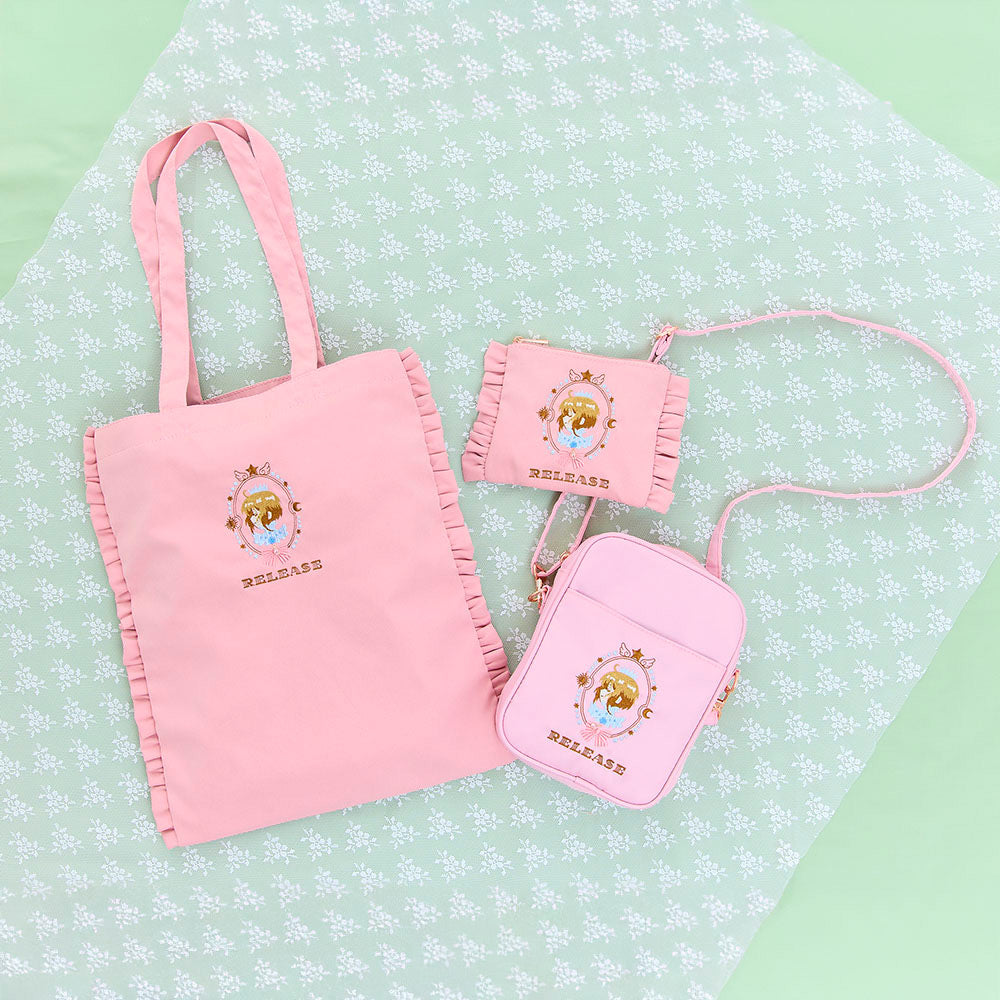 Cardcaptor Sakura Frill Mini Pouch Profile Pink - Cardcaptor Sakura Pop-up Store