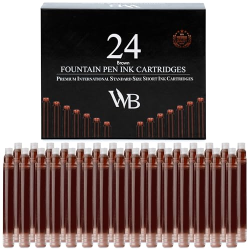 Wordsworth & Black Fountain Pen Ink Cartridges 24-Pack