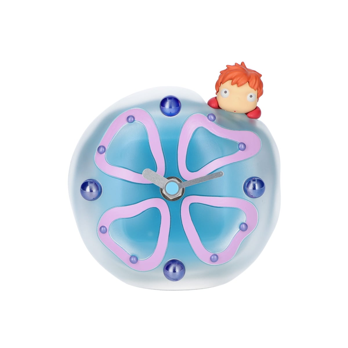 Ponyo on the Cliff by the Sea Jellyfish Desk Clock