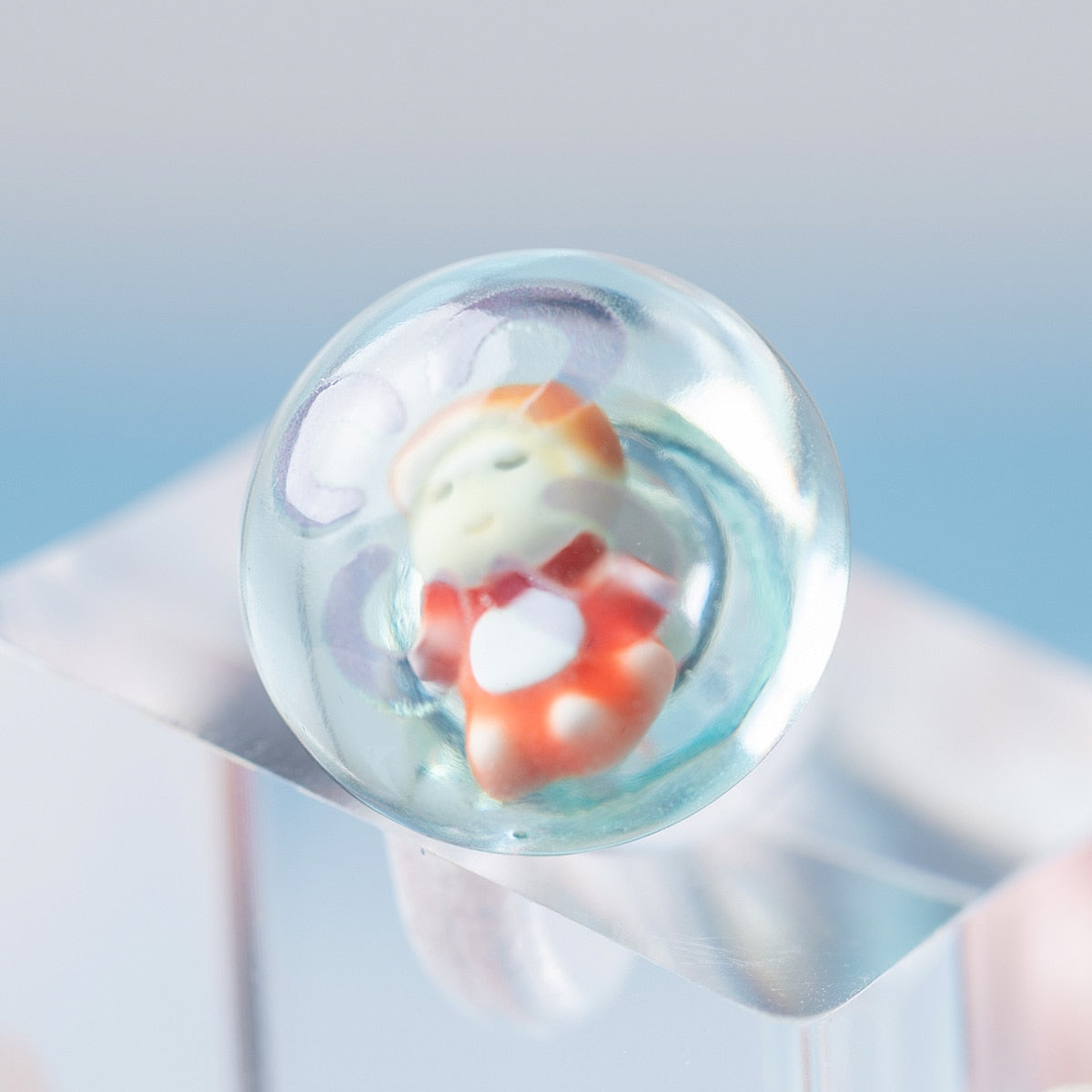 Ponyo on the Cliff by the Sea Jellyfish Ring