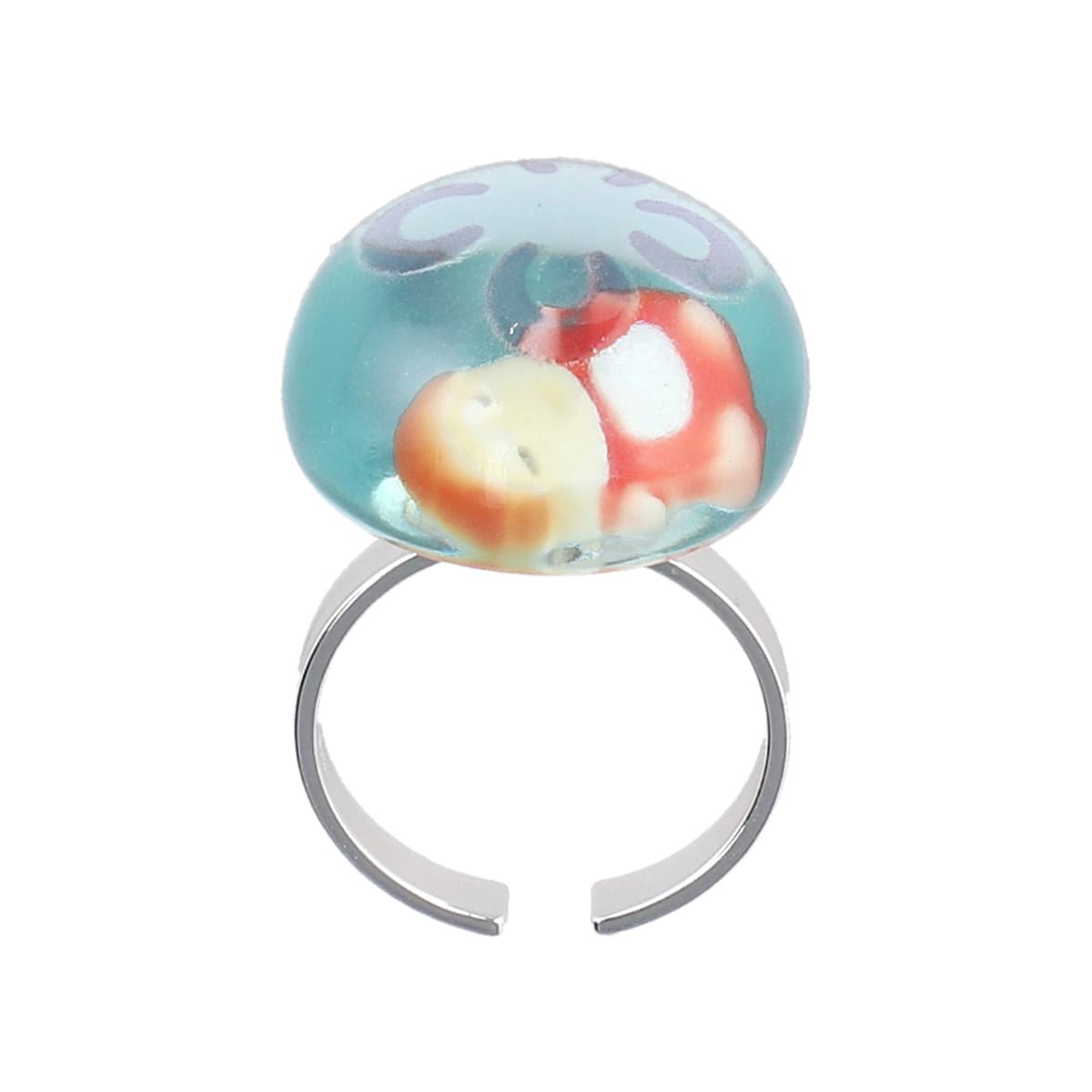 Ponyo on the Cliff by the Sea Jellyfish Ring