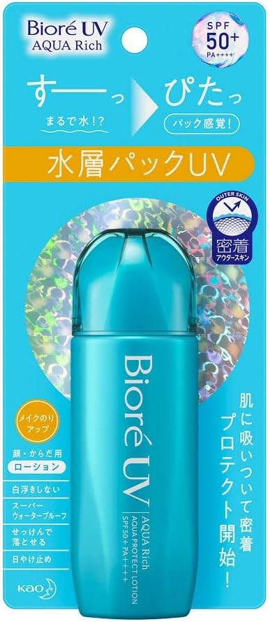 Biore UV Aquarich Aqua Protect SPF 50+ PA+++++ Lotion (100g)