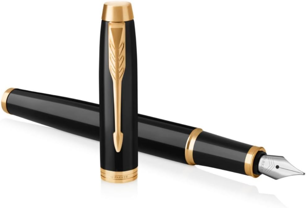 Parker IM Core Fountain Pen Fine Nib Black GT
