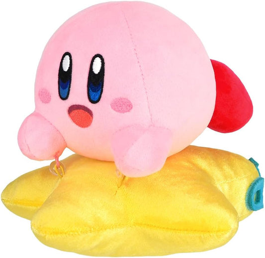 Sanei Kirby Air Ride Warp Star Plush Toy