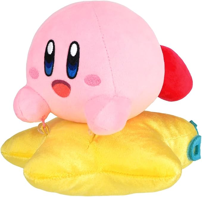 Sanei Kirby Air Ride Warp Star Plush Toy