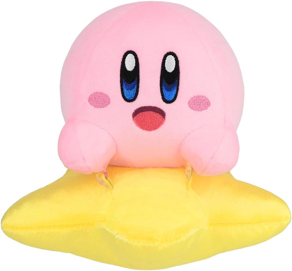 Sanei Kirby Air Ride Warp Star Plush Toy