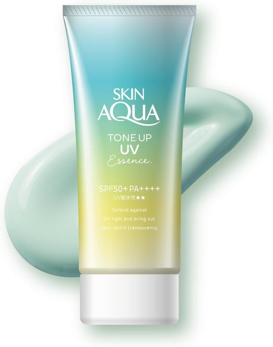 Skin Aqua Tone Up UV Essence Mint Green Sunscreen (80g)